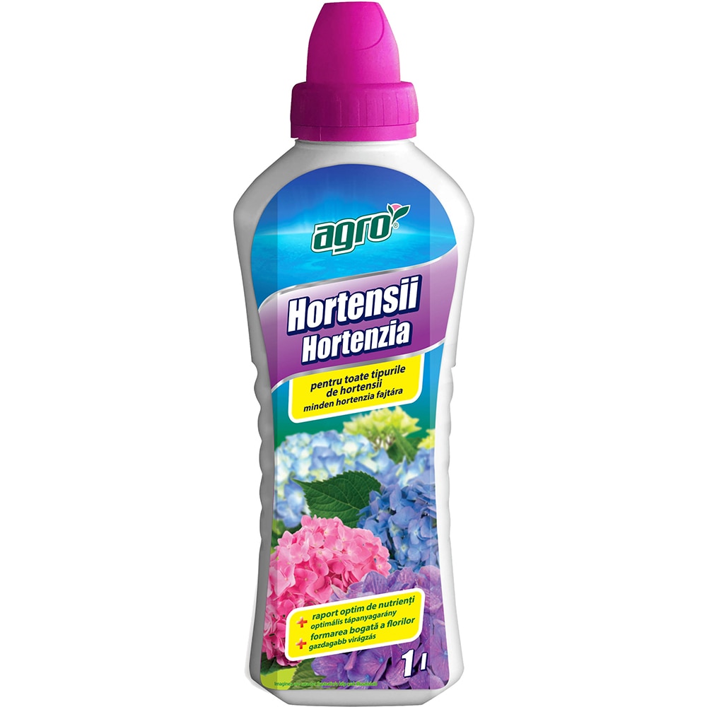 Ingrasamant lichid AGRO Hortensii, 1 l