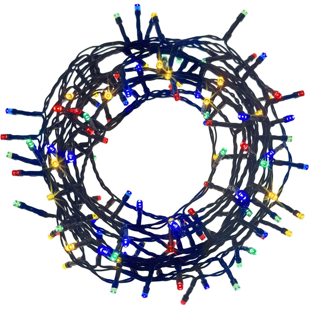 Instalatie de Craciun, 120 LED, 10 m, iluminare color