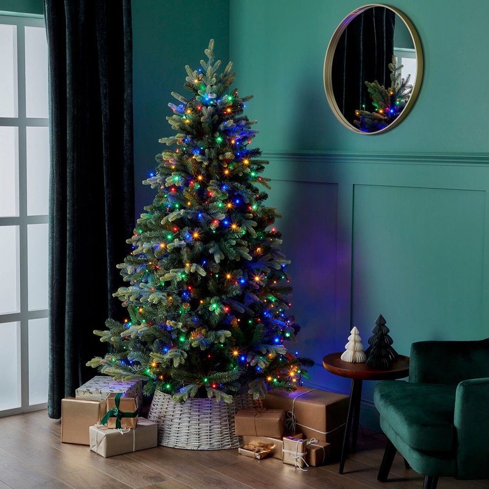 Instalatie de Craciun, 120 LED, 10 m, iluminare color
