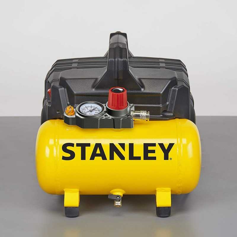 Compresor aer, silent, 1 CP, 8 bar, 105 L/min, 6 L  Stanley DST 100/8/6