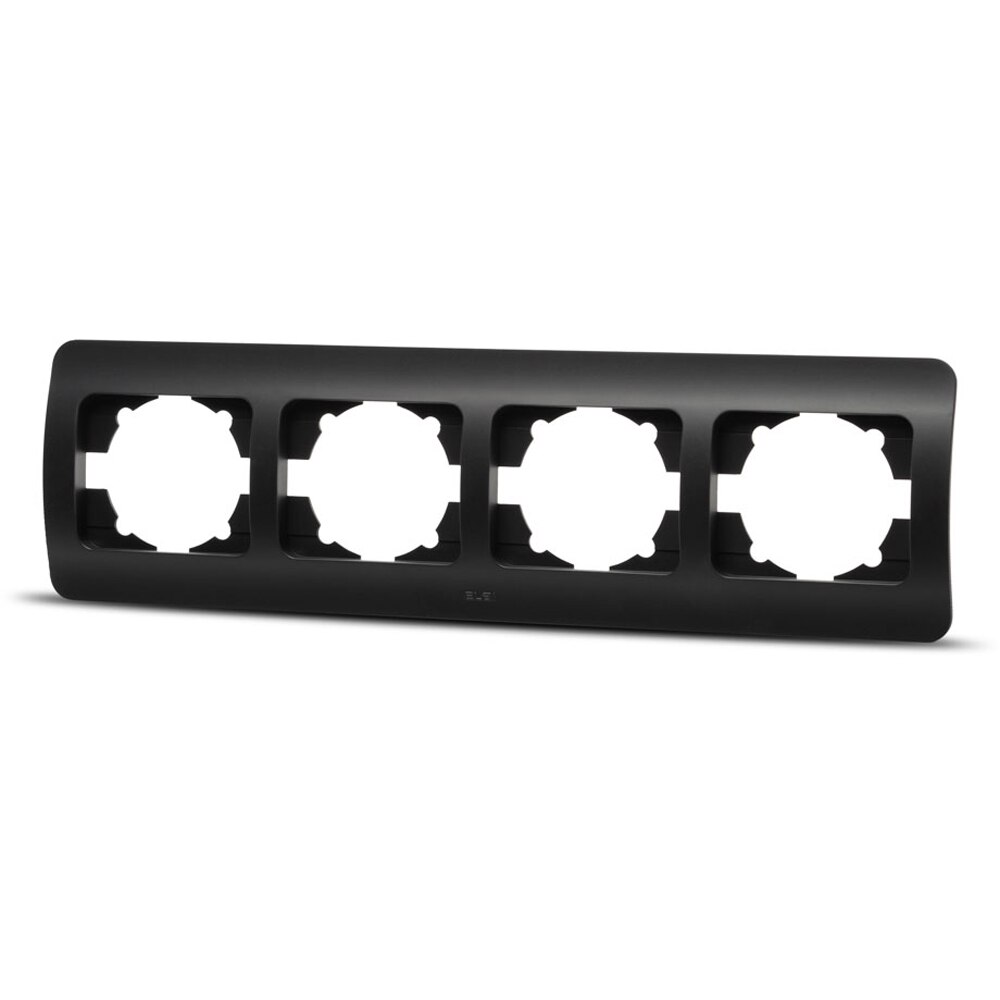 Rama ELBI, 4 module, IP20, negru