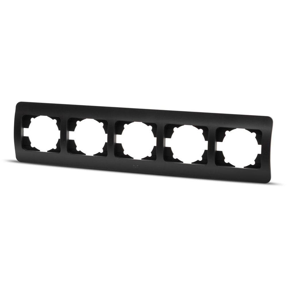Rama ELBI, 5 module, IP20, negru