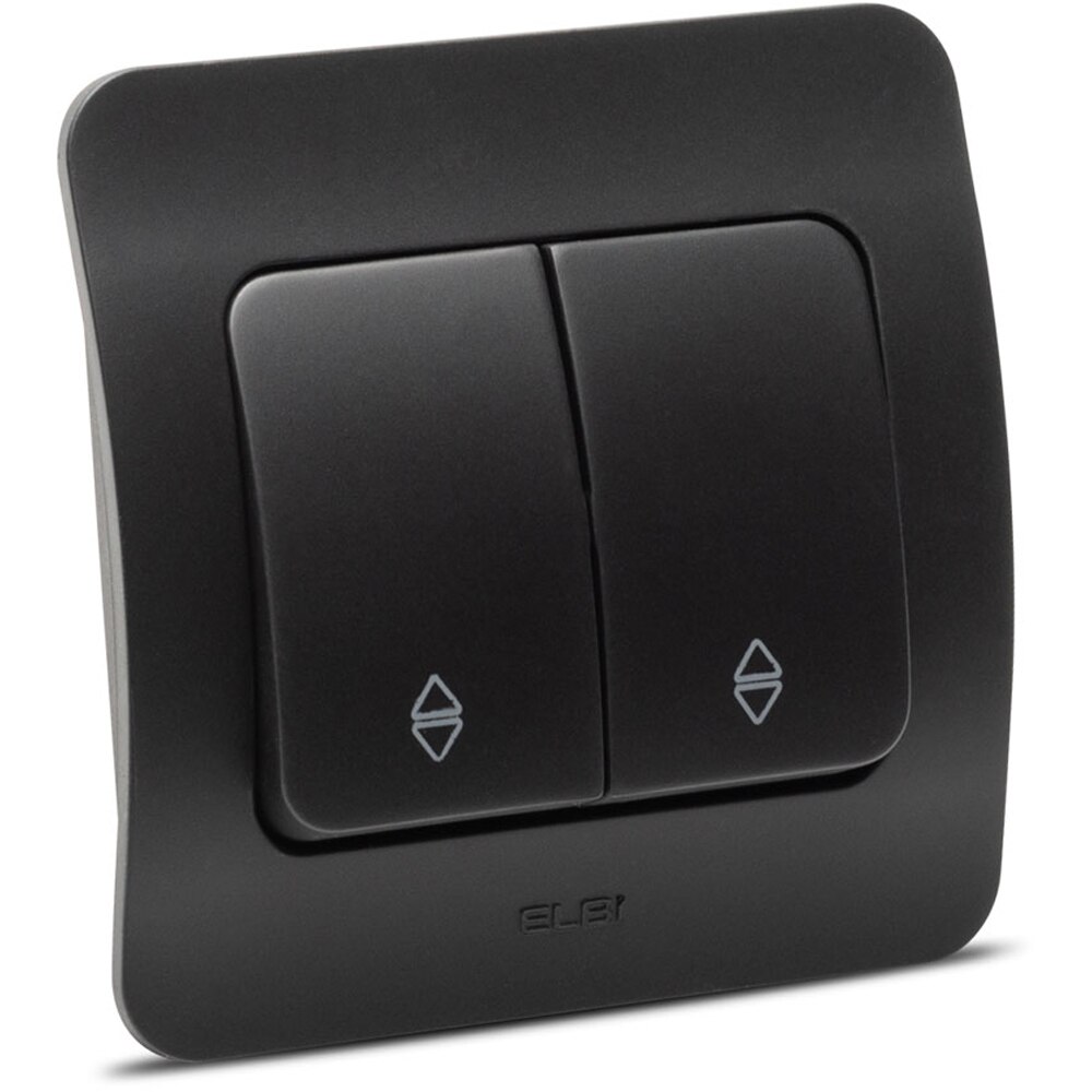 Intrerupator cap-scara ELBI, 1 modul, IP20, negru