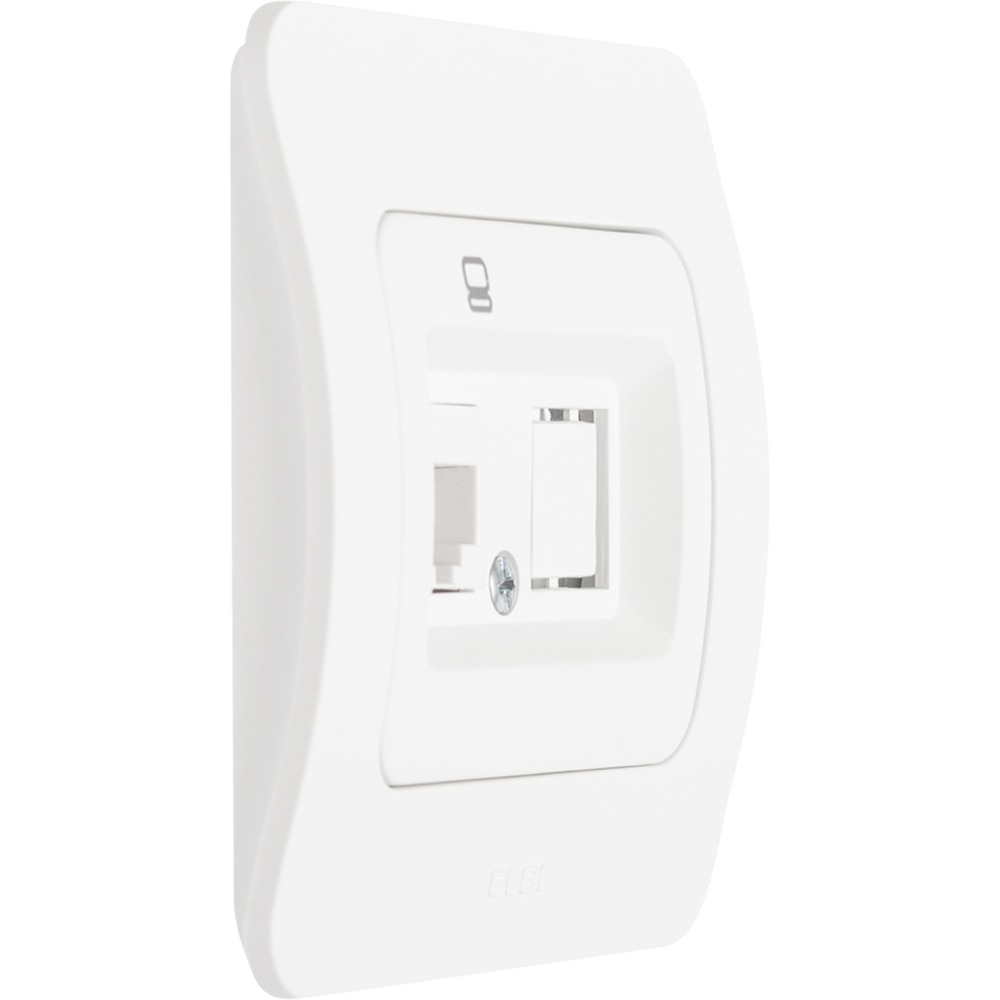 Priza internet ELBI EL0072894, IP20, alb