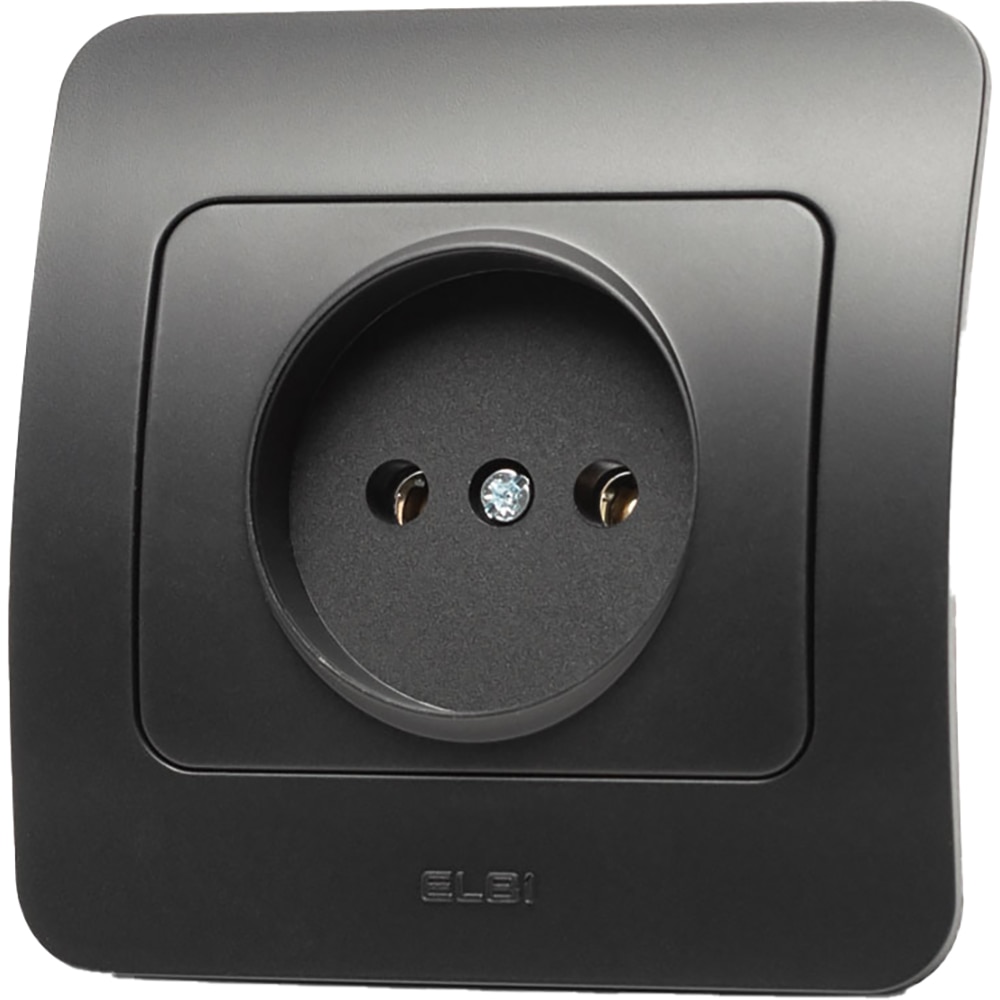 Priza electrica ELBI EL0072912, IP20, 16A, 220-240 V, negru mat