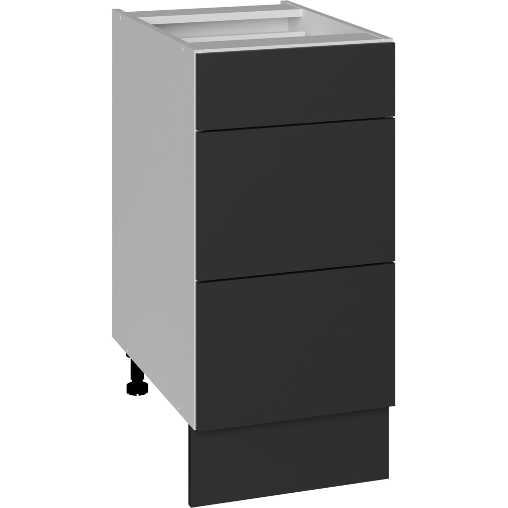 Corp inferior BOEMIA 3 sertare, 40x57x81.5 cm, antracit