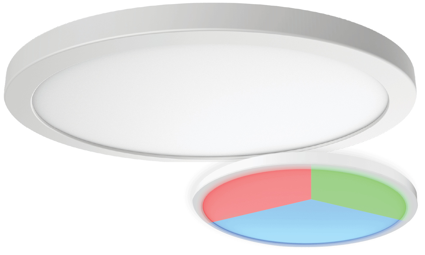 Plafoniera LED, alba, 18 W  Nebula