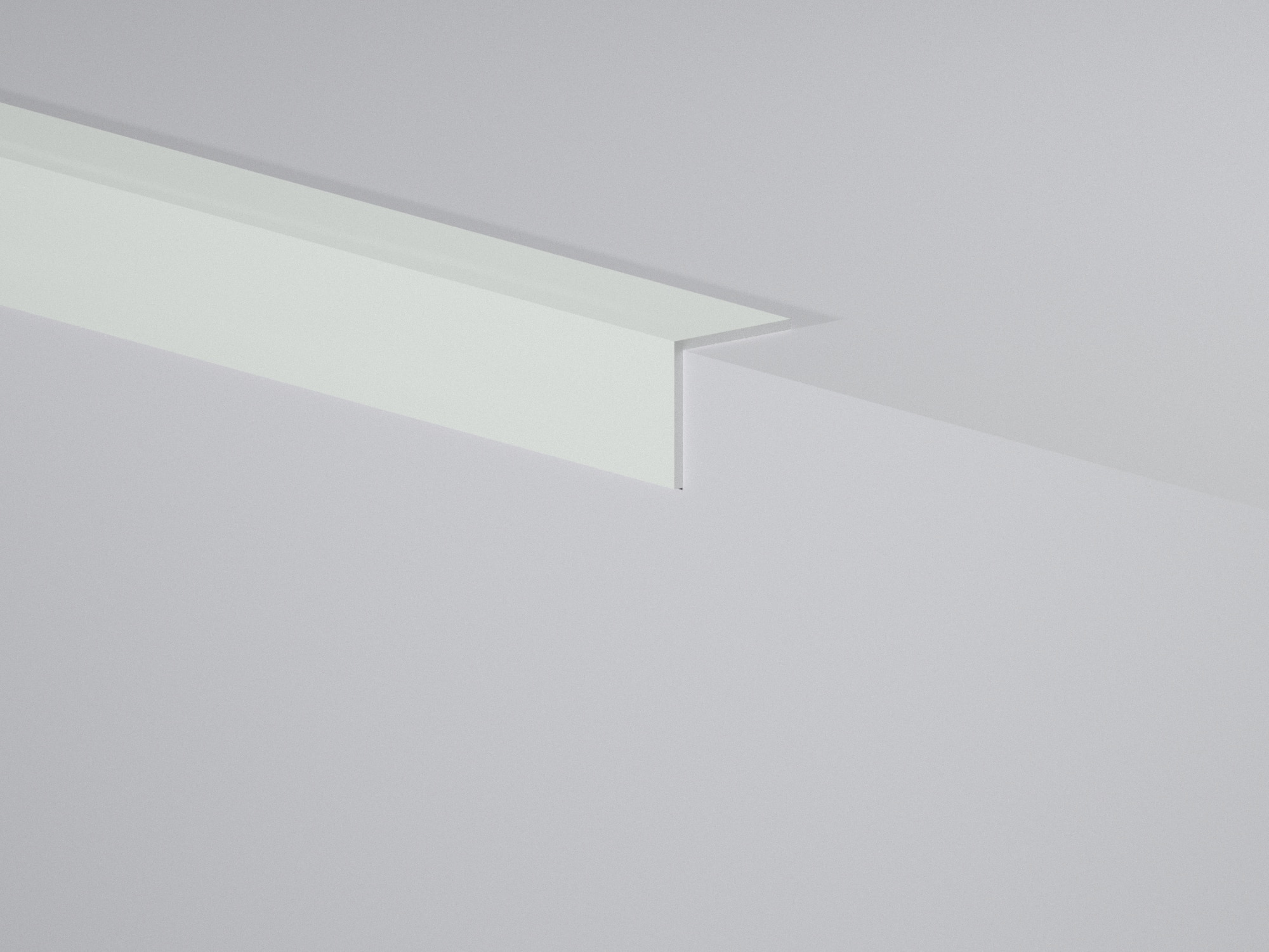 CORNIER PVC ALB 10X10MM 1M