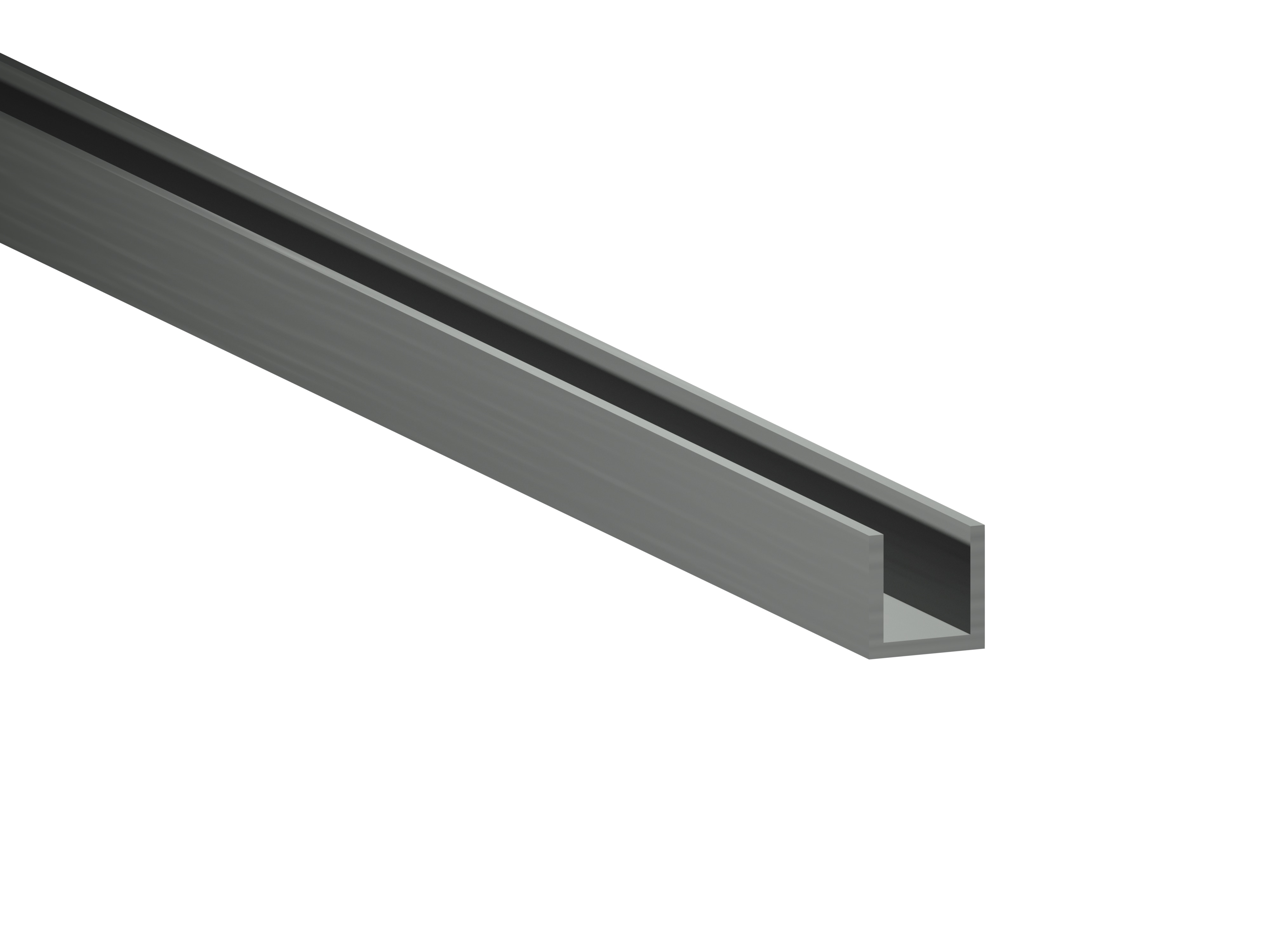 PROFIL U ALU BRUT 8X8X1MM 1M