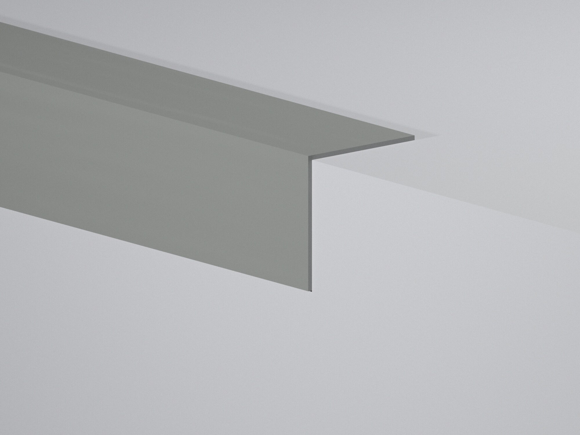 CORNIER PVC GRI 20X20MM 2.50M