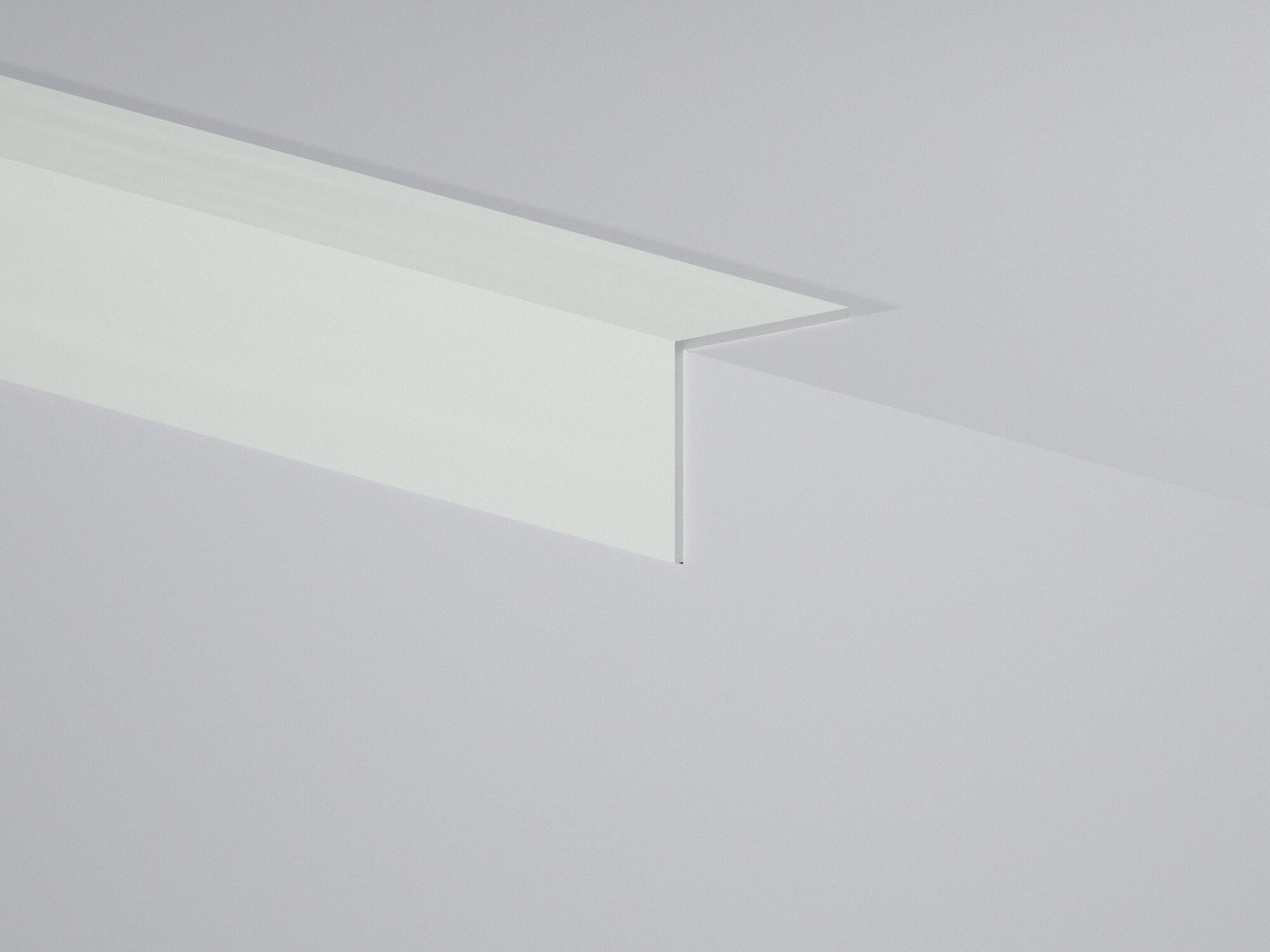 CORNIER PVC ALB 15X15MM 2.50M