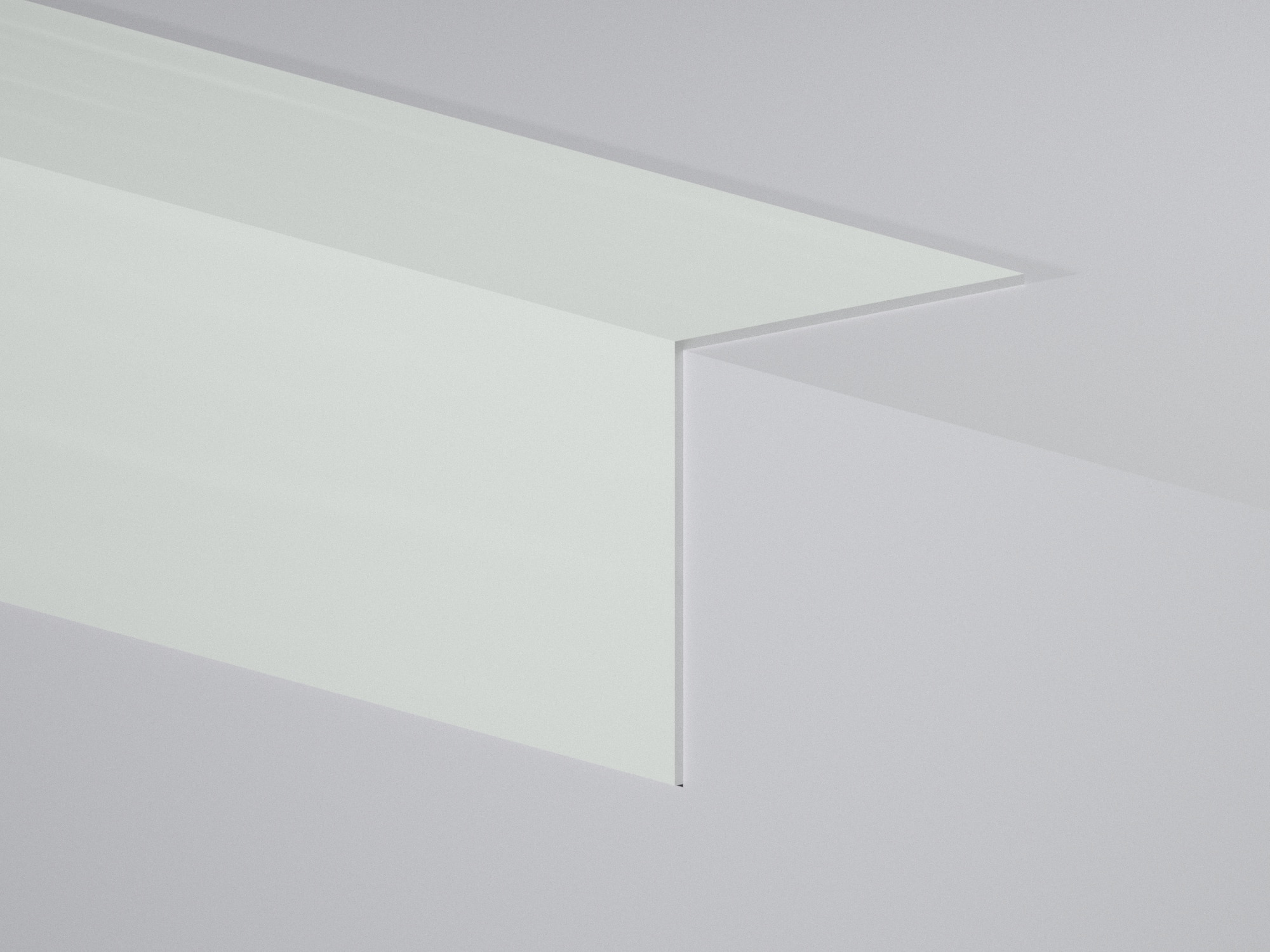 CORNIER PVC ALB 30X30MM 2.50M