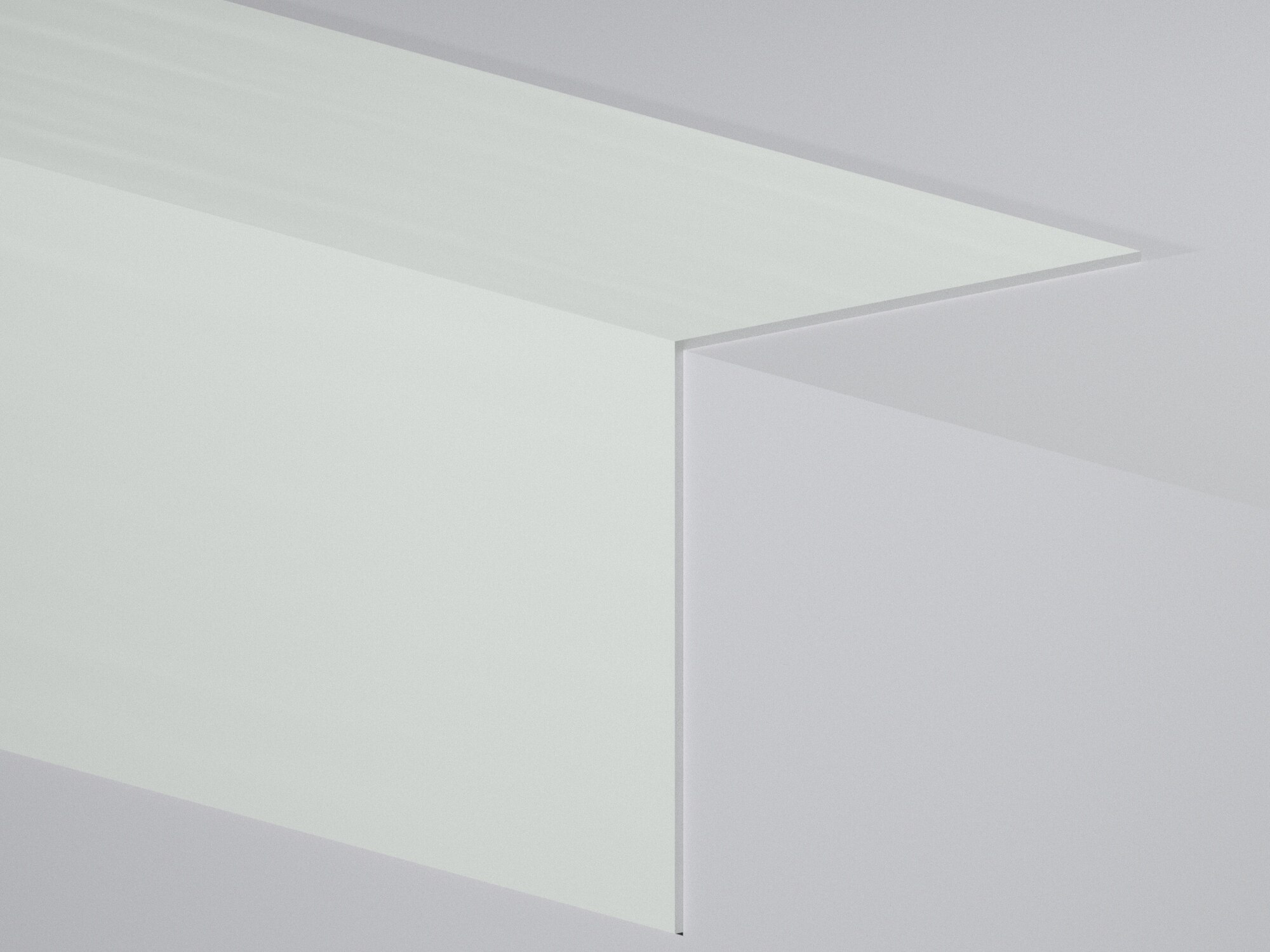 CORNIER PVC ALB 40X40MM 2.50M