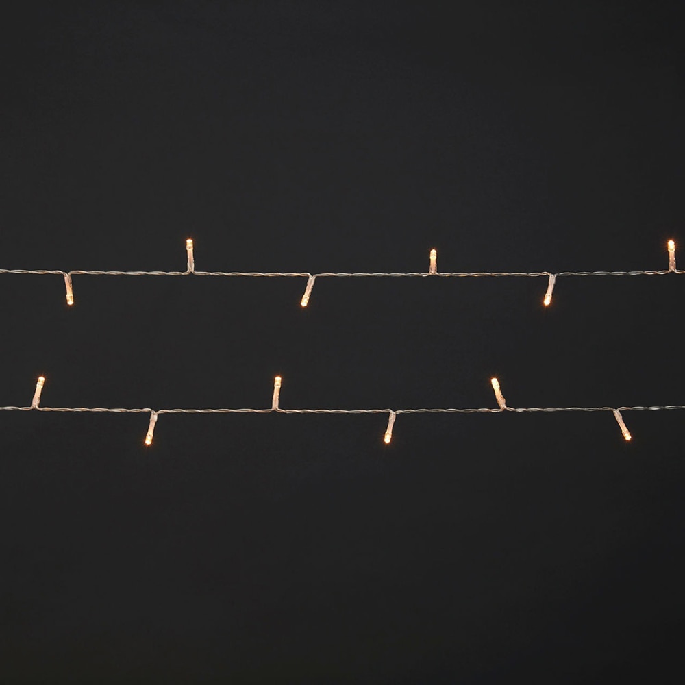 Instalatie de Craciun, 50 LED, 5 m, iluminare alb cald