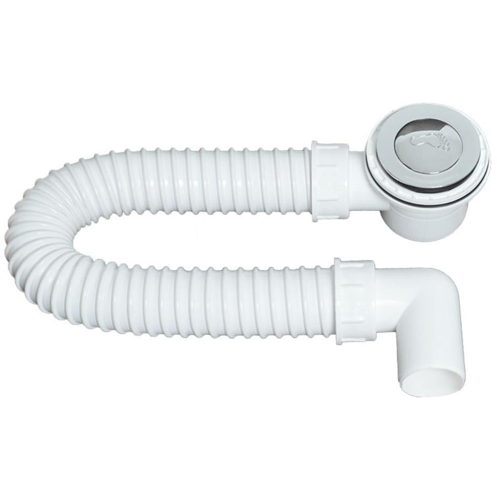 Sifon flexibil pentru cadita dus HEKO, ventil click-clack 60 mm, DN 40/50 mm