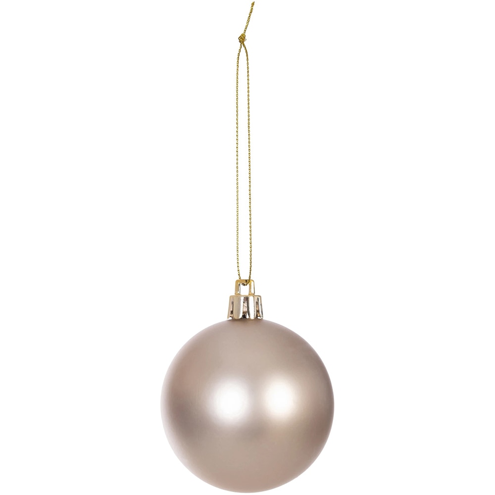 Set globuri brad, 8 bucati, auriu