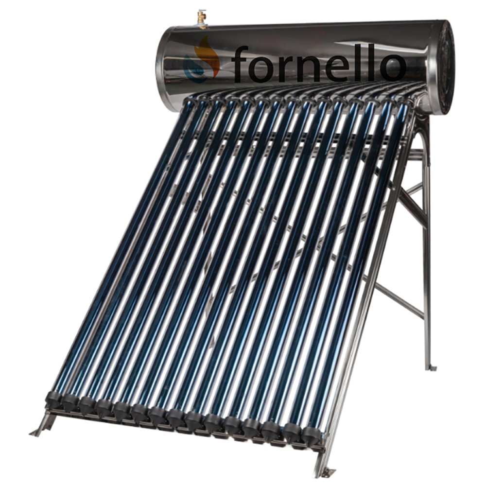Panou solar presurizat FORNELLO, 15 tuburi, volum rezervor 135l