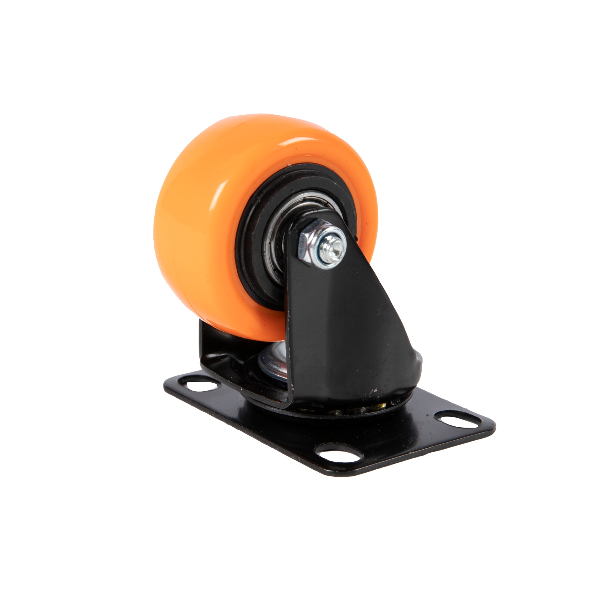 Roata pivotanta MICUL FERMIER, 5cm, portocaliu