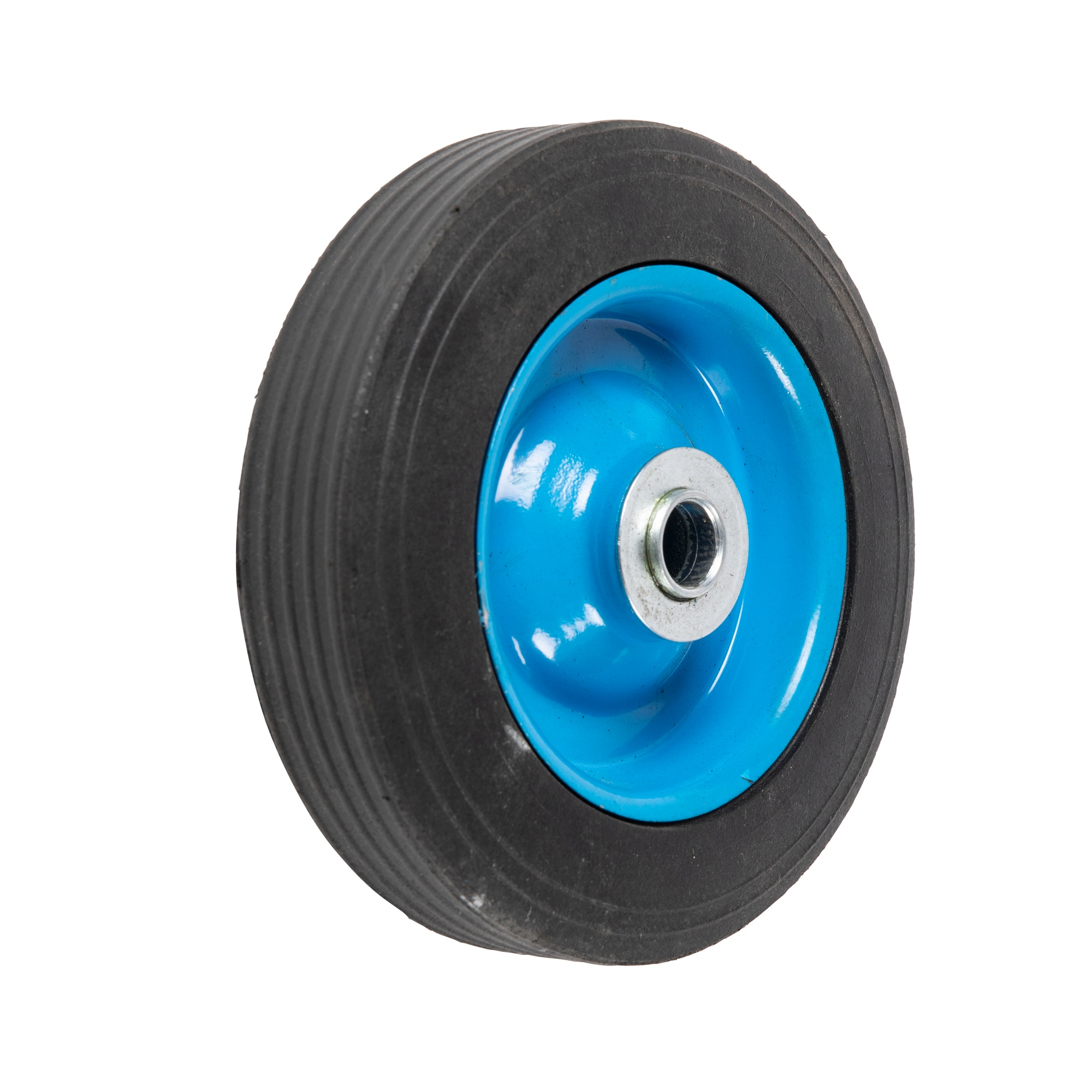 Roata MICUL FERMIER, 160x40mm, cauciuc, albastru