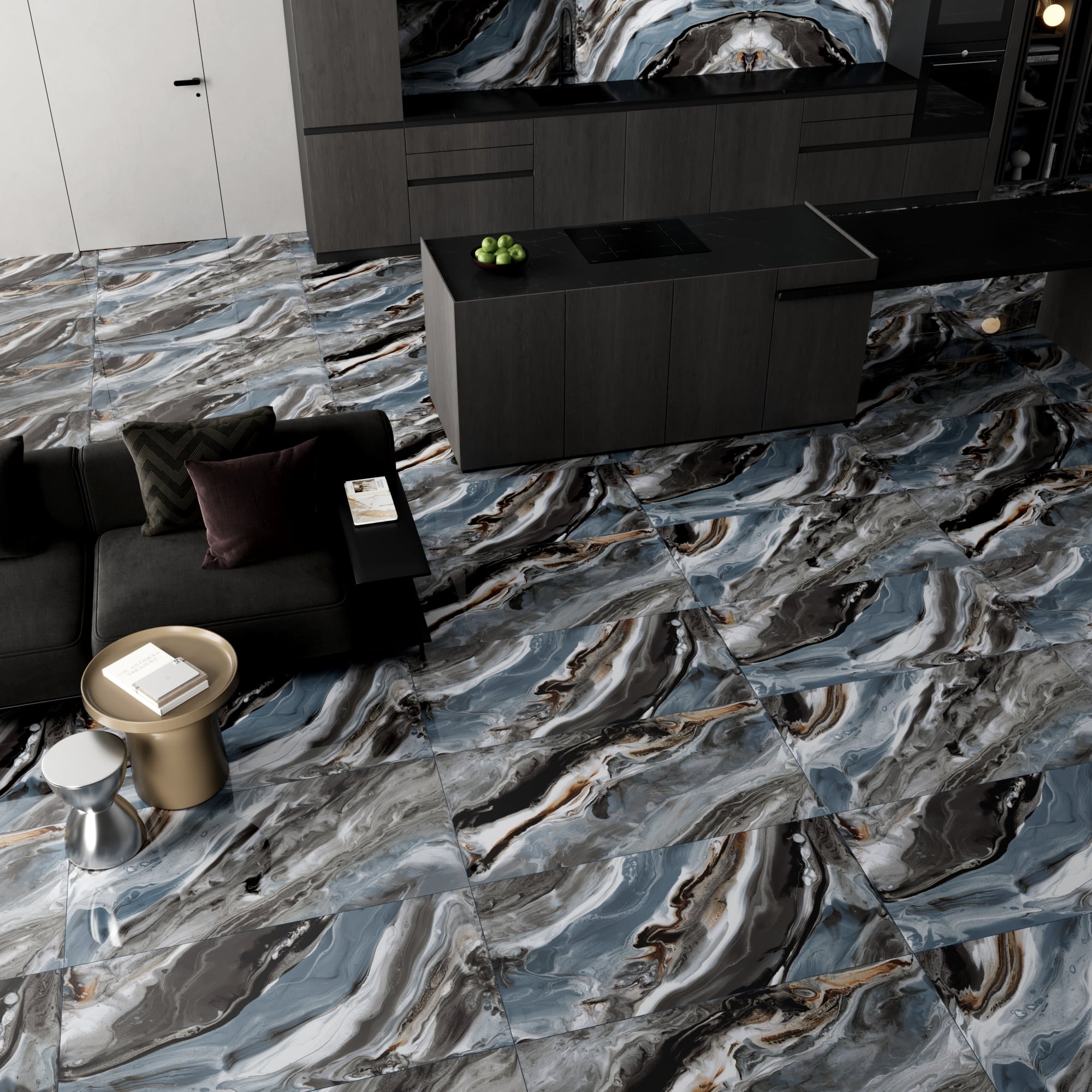 Gresie interior Aqua Natural, portelanata, 120 x 60 cm, 1.44 mp/cutie