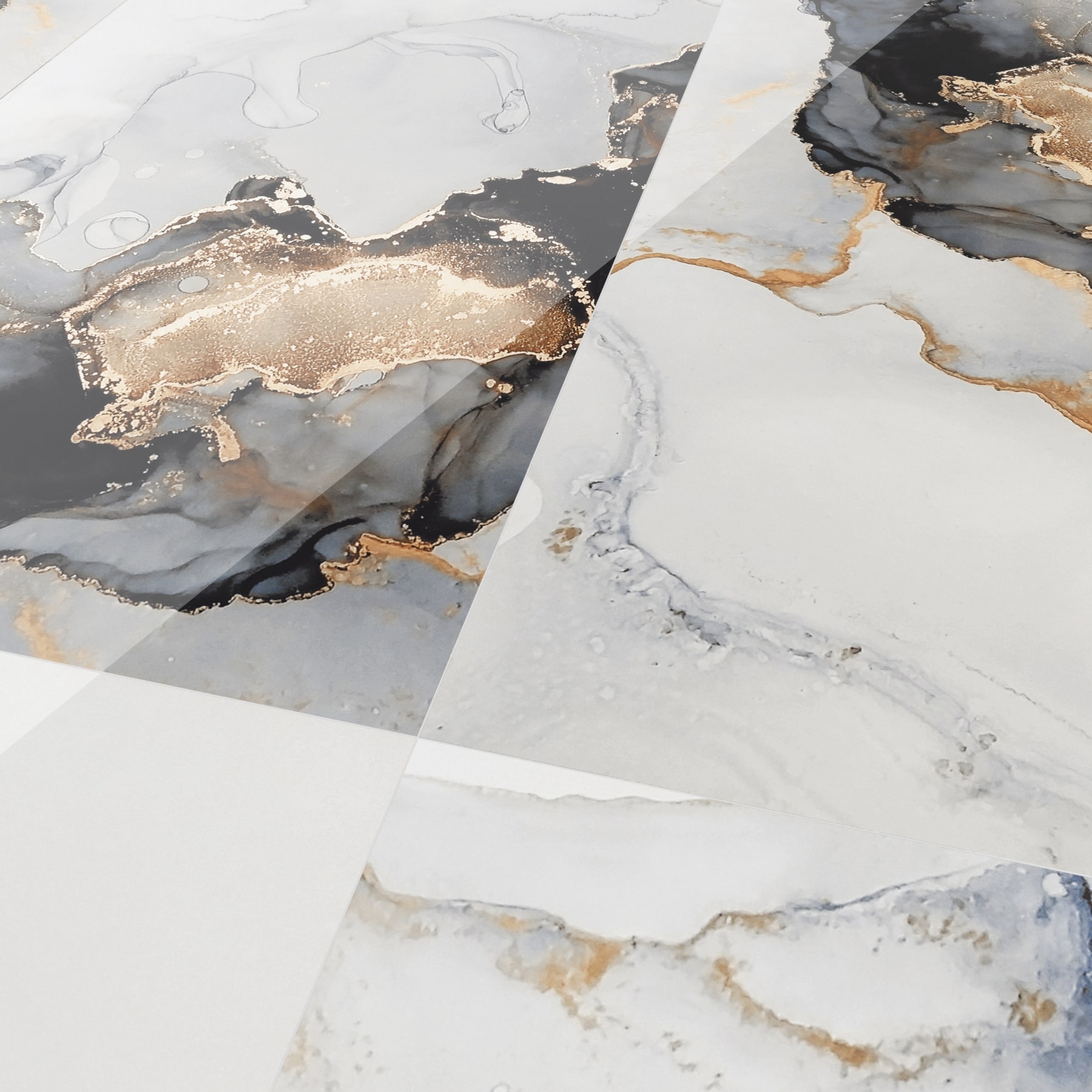 Gresie interior Joya Neo, negru/alb, portelanata, 120 x 60 cm, 1.44 mp/cutie