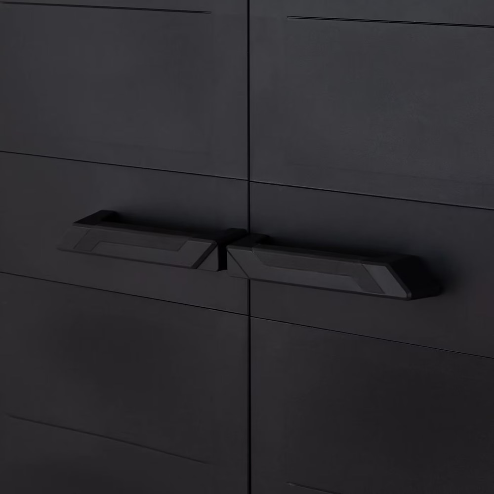 Dulap depozitare, plastic, 66 x 40 x 172 cm, negru