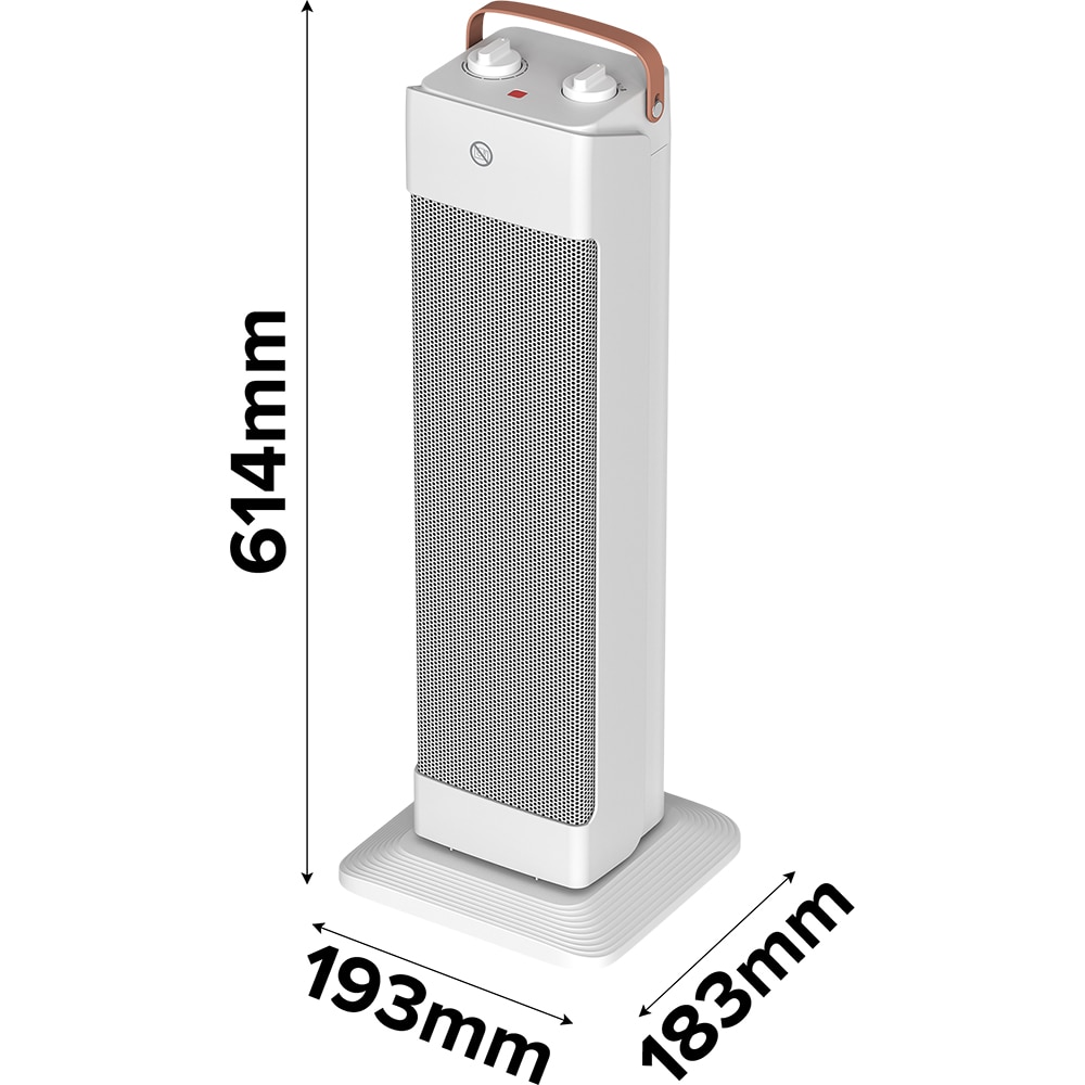 Aeroterma turn, 2000W, alb