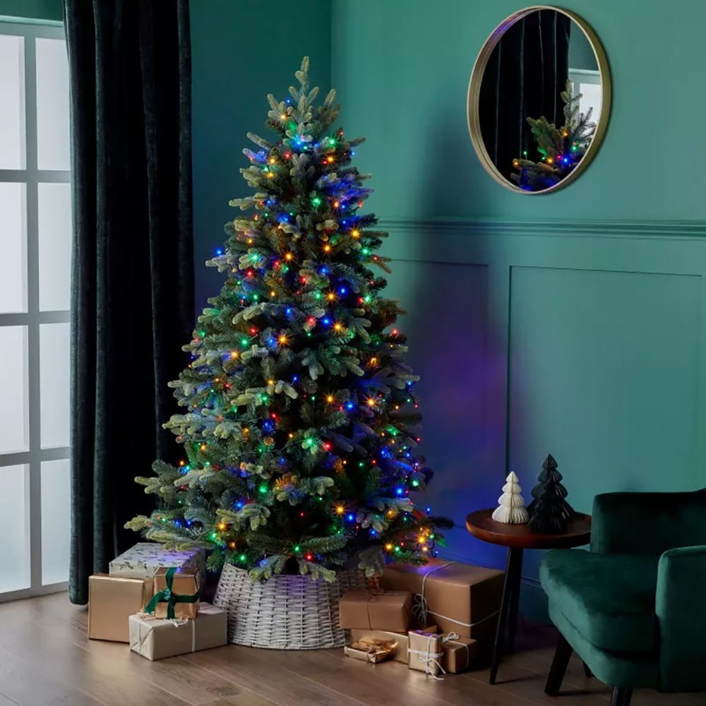 Instalatie de Craciun, 240 LED, 18 m, iluminare color