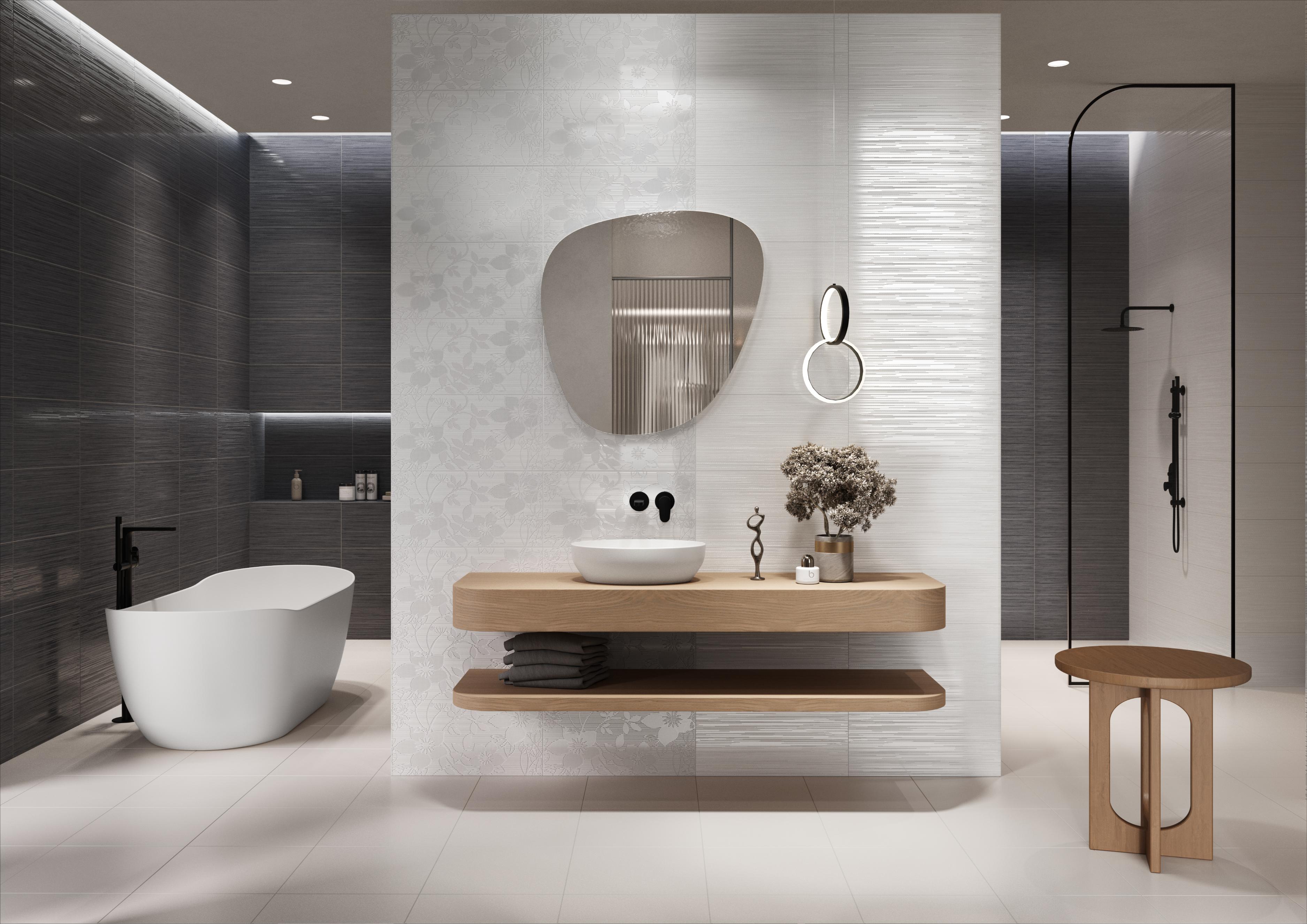 Faianta Calvano, alb, 29.7 x 60 cm, grosime 8 mm, 1.25 mp/cutie