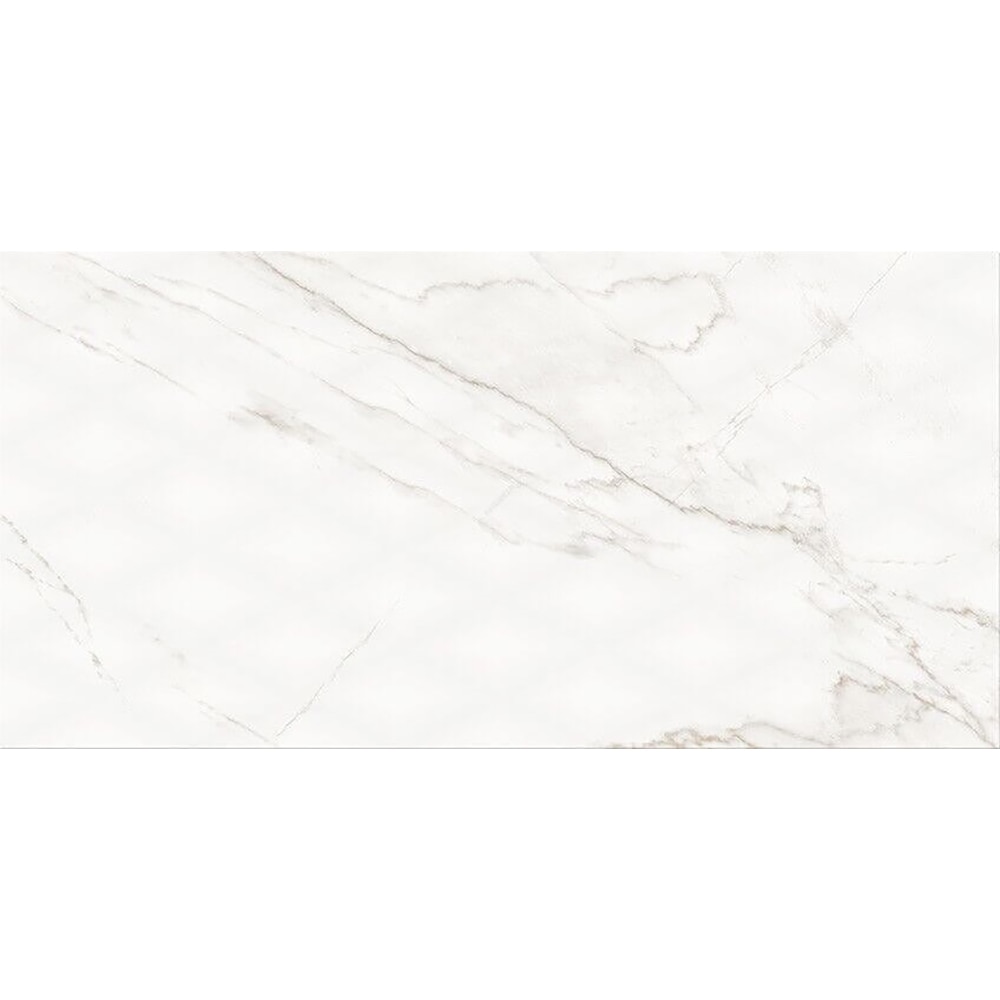 Fraianta interior Cersanit Stay Classy Glossy Stone, 29.8 x 59.8 cm, 1.25 mp/cutie, alb