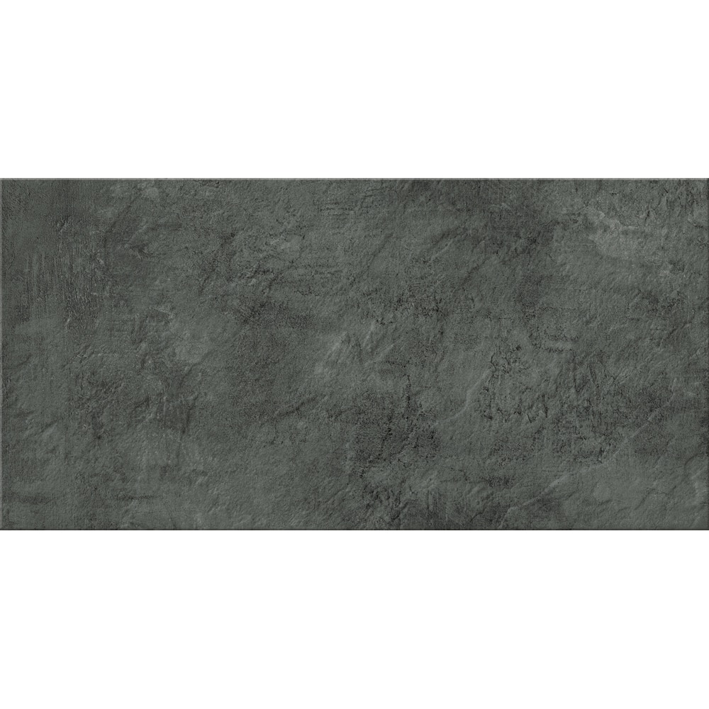 Gresie interior/exterior Cersanit Pietra, 60 x 30 cm, 1.6 mp/cutie, gri inchis