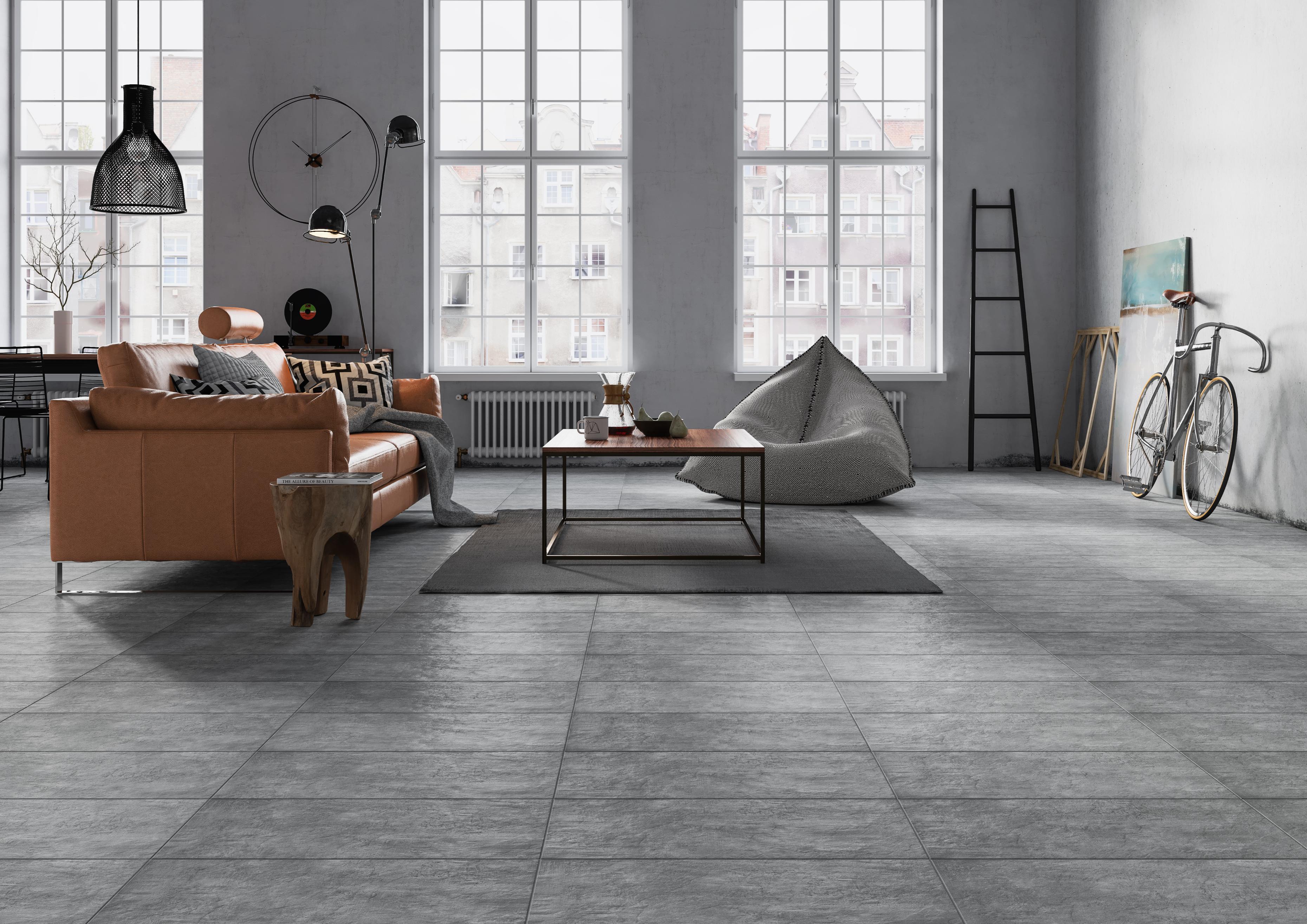 Gresie interior/exterior Cersanit Pietra, gri, 60 x 30 cm, 1.6 mp/cutie, PEI 4