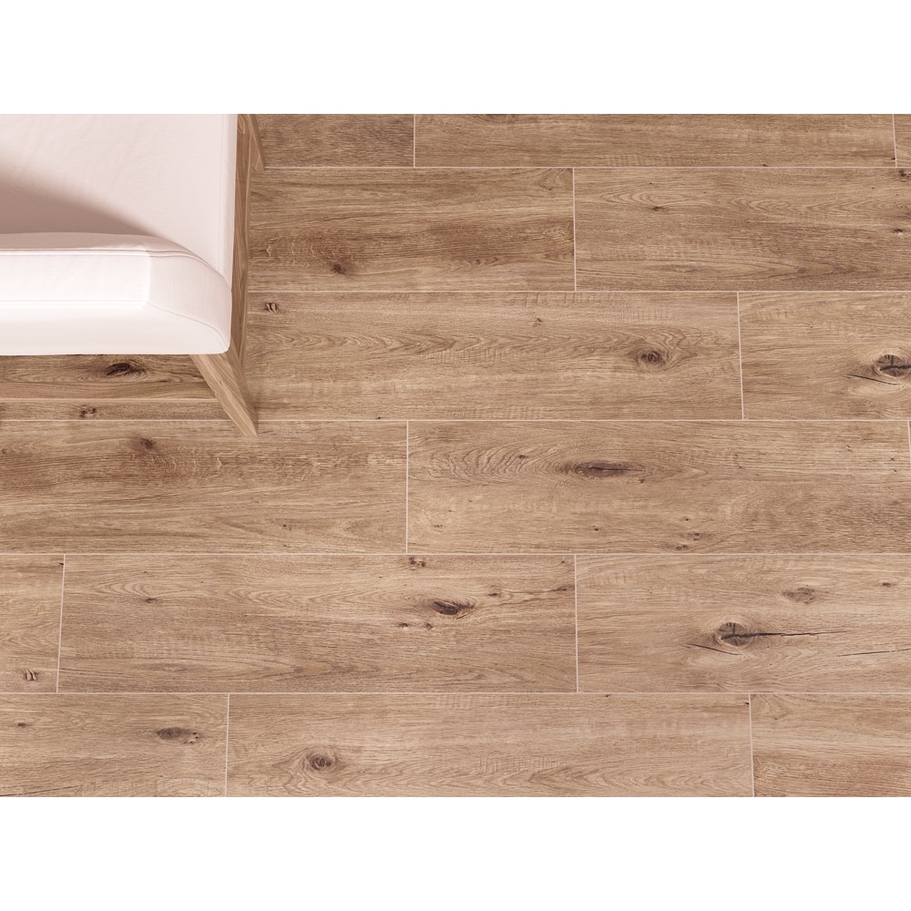 Gresie interior/exterior Cersanit Forwood, 60 x 18.5 cm, 1 mp/cutie, maro