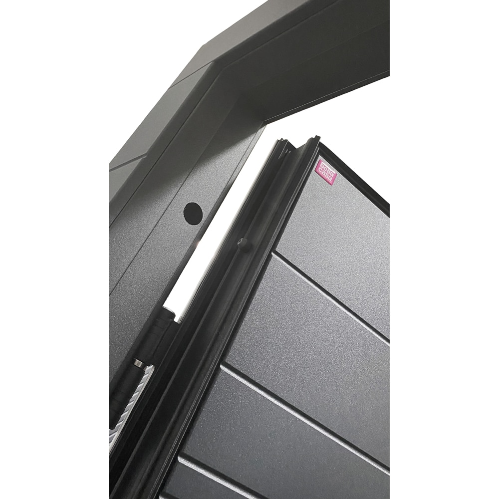 Usa exterior BELLA CASA BC700, fara geam, dreapta, metal, 77 x 194 cm, antracit-alb