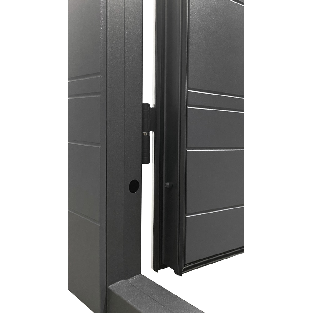 Usa exterior BELLA CASA BC700, fara geam, dreapta, metal, 77 x 194 cm, antracit-alb