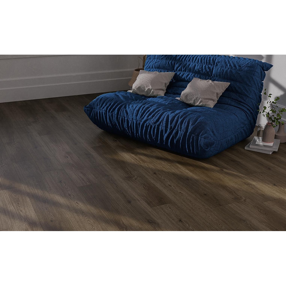 Parchet SPC REPUBLIC, stejar interior, 4.5 mm, 121.8 cm x 18.1 cm, maro, 2.205 mp/cutie