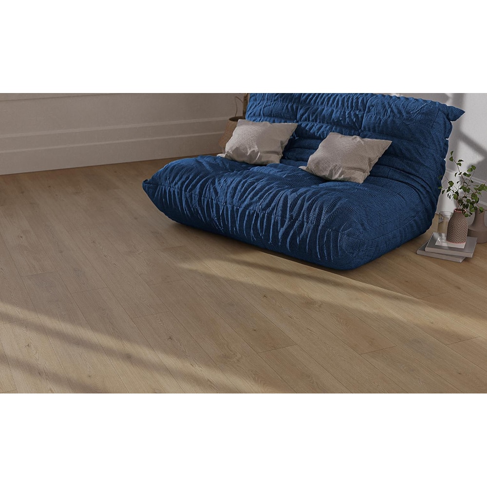 Parchet SPC REPUBLIC, stejar interior, 4.5 mm, 121.8 cm x 18.1 cm, maro, 2.205 mp/cutie