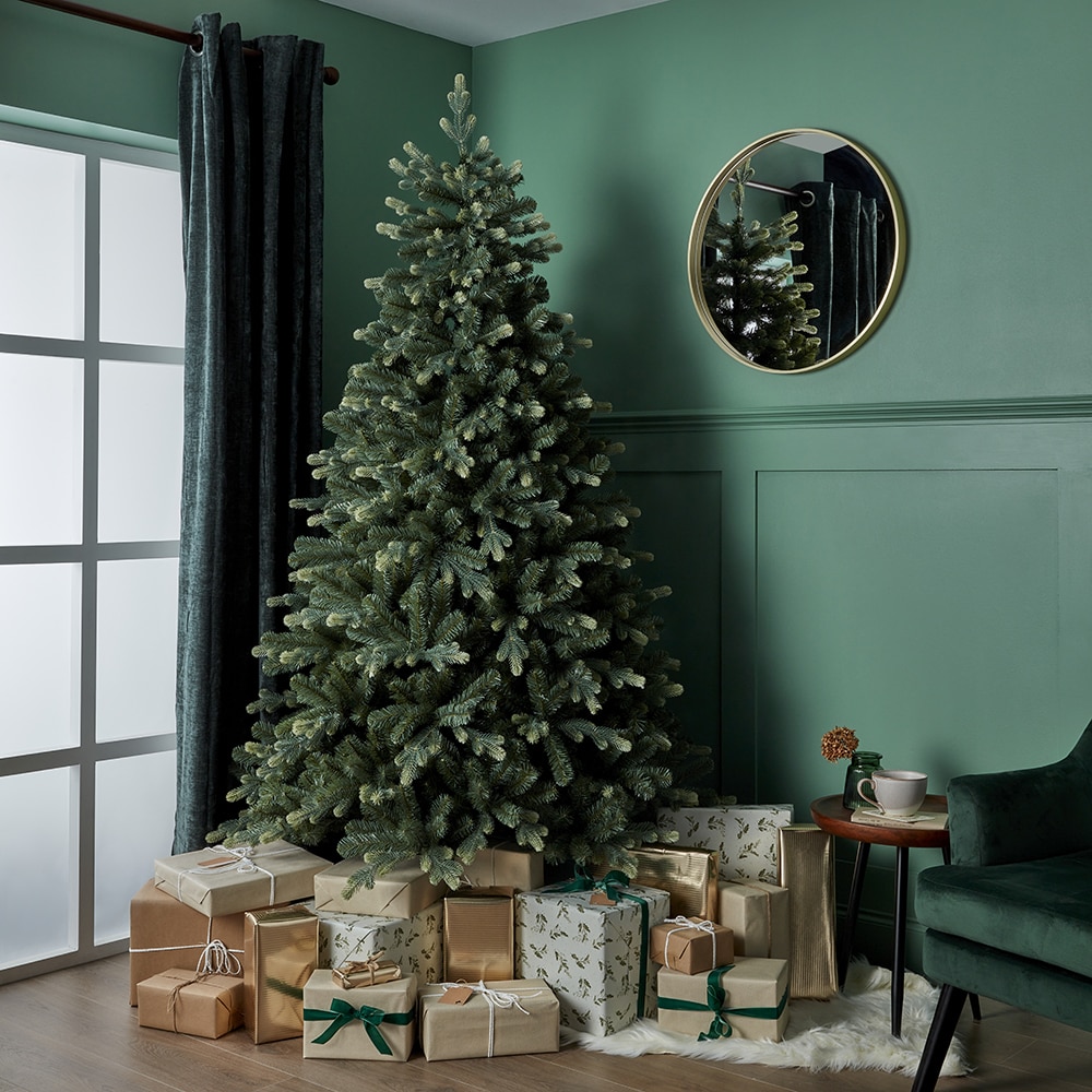 Brad artificial Dasher, suport inclus, 213 cm, verde