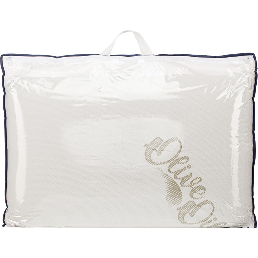 Perna Memory HOME STILL, poliester si spuma cu memorie, 40 x 70 cm, alb