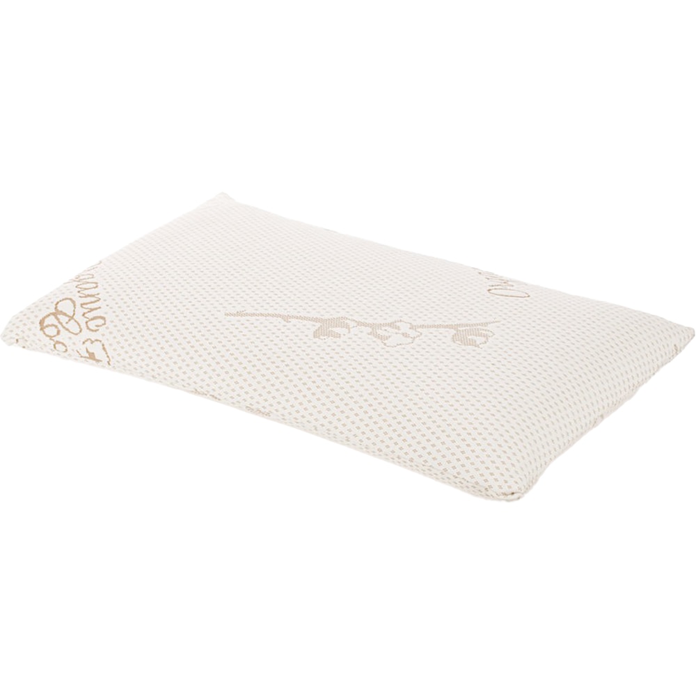 Perna Memory HOME STILL, tricot organic si spuma cu memorie, 40 x 70 cm, bej