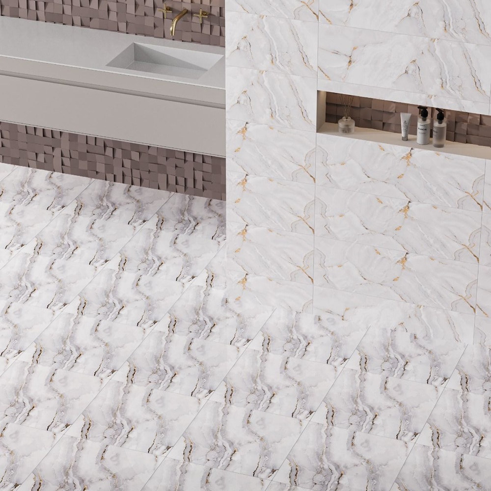 Faianta Kady, 25 x 75 cm, 10 mm, 1.85 mp, gri deschis