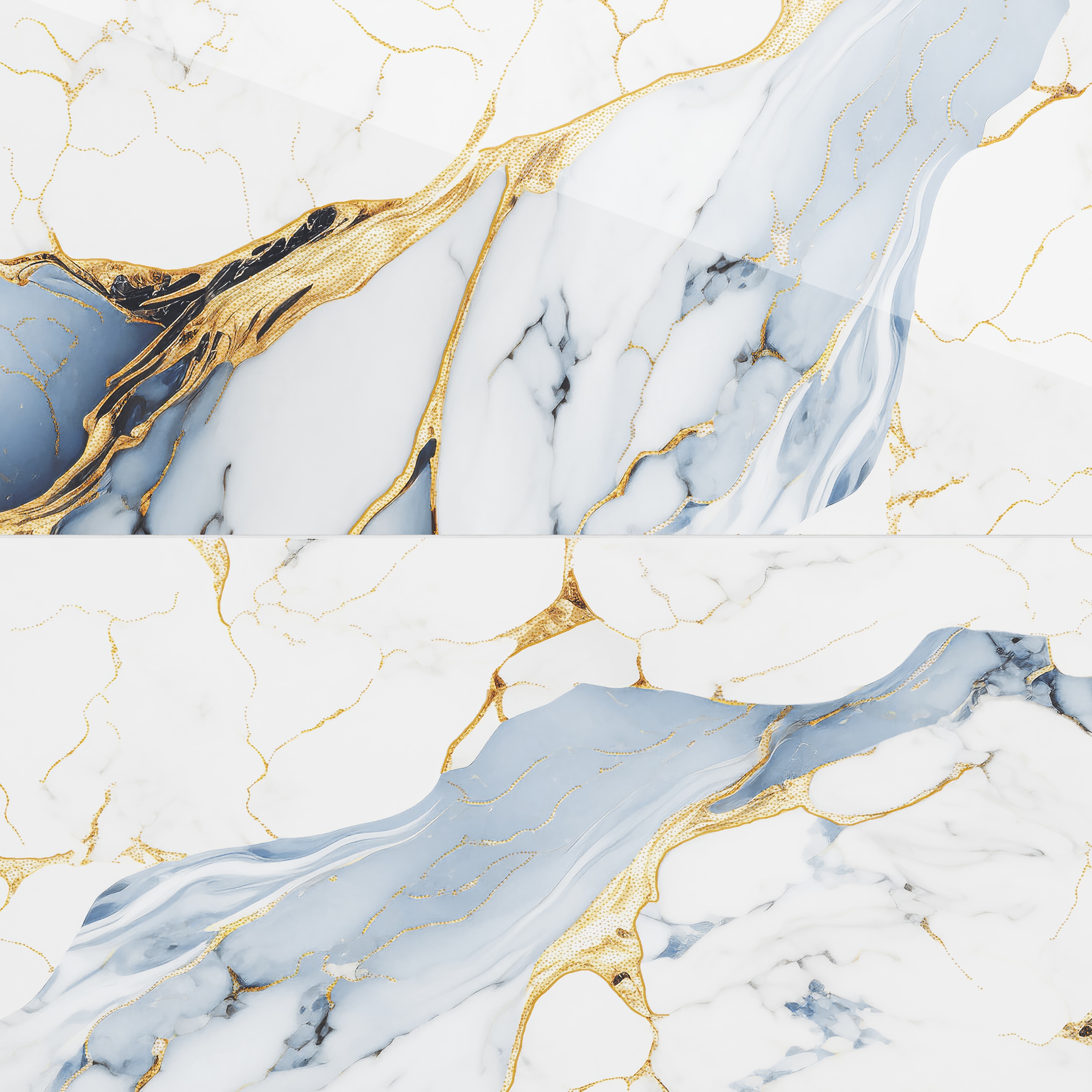 Gresie interior/exterior Aqua Gold Insert, albastru, portelanata, 120 x 60 cm, 1.44 mp/cutie, PEI 3