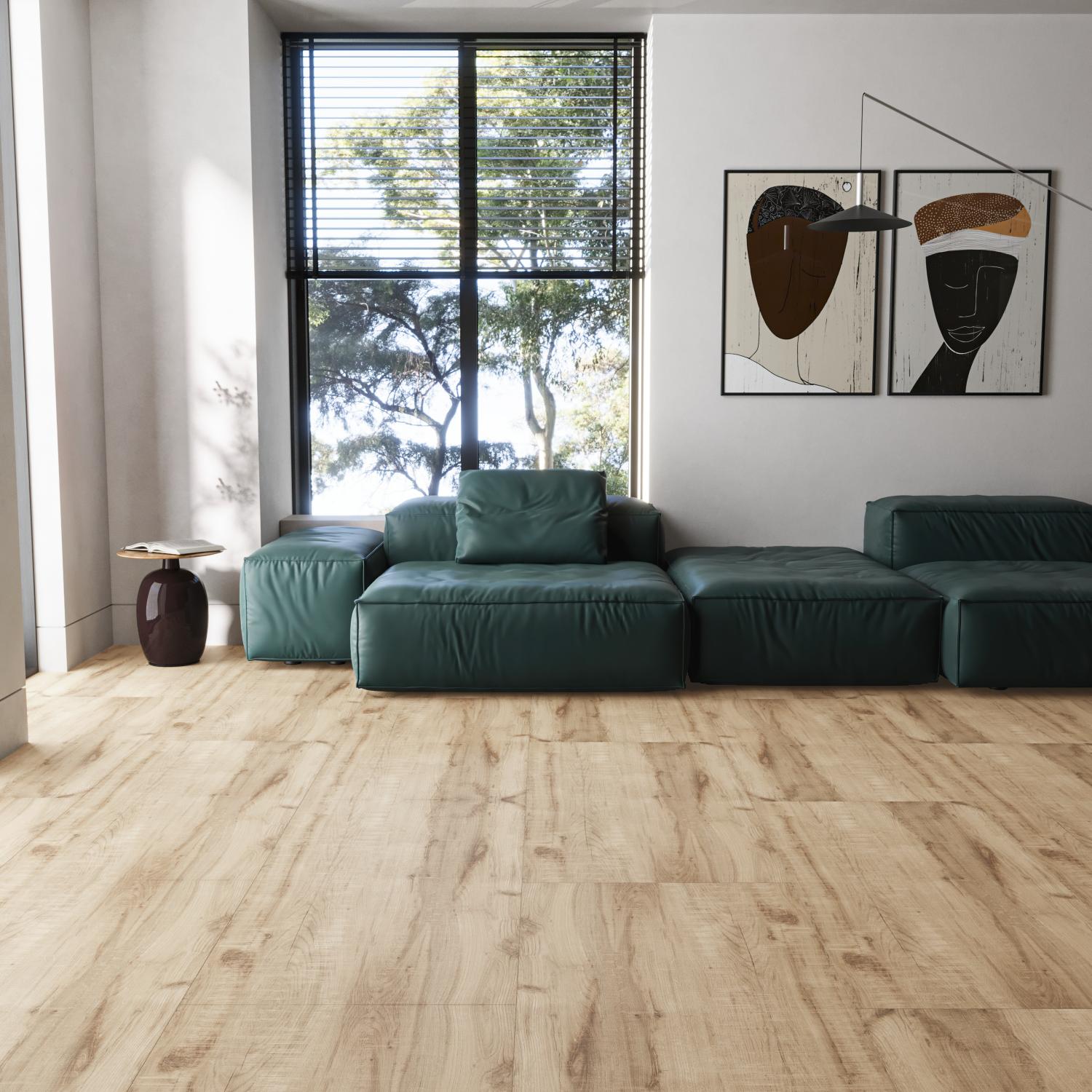 Gresie interior/exterior Mocha Wood, maro, portelanata, 120 x 60 cm, suprafata 1.44 mp/cutie, PEI 3