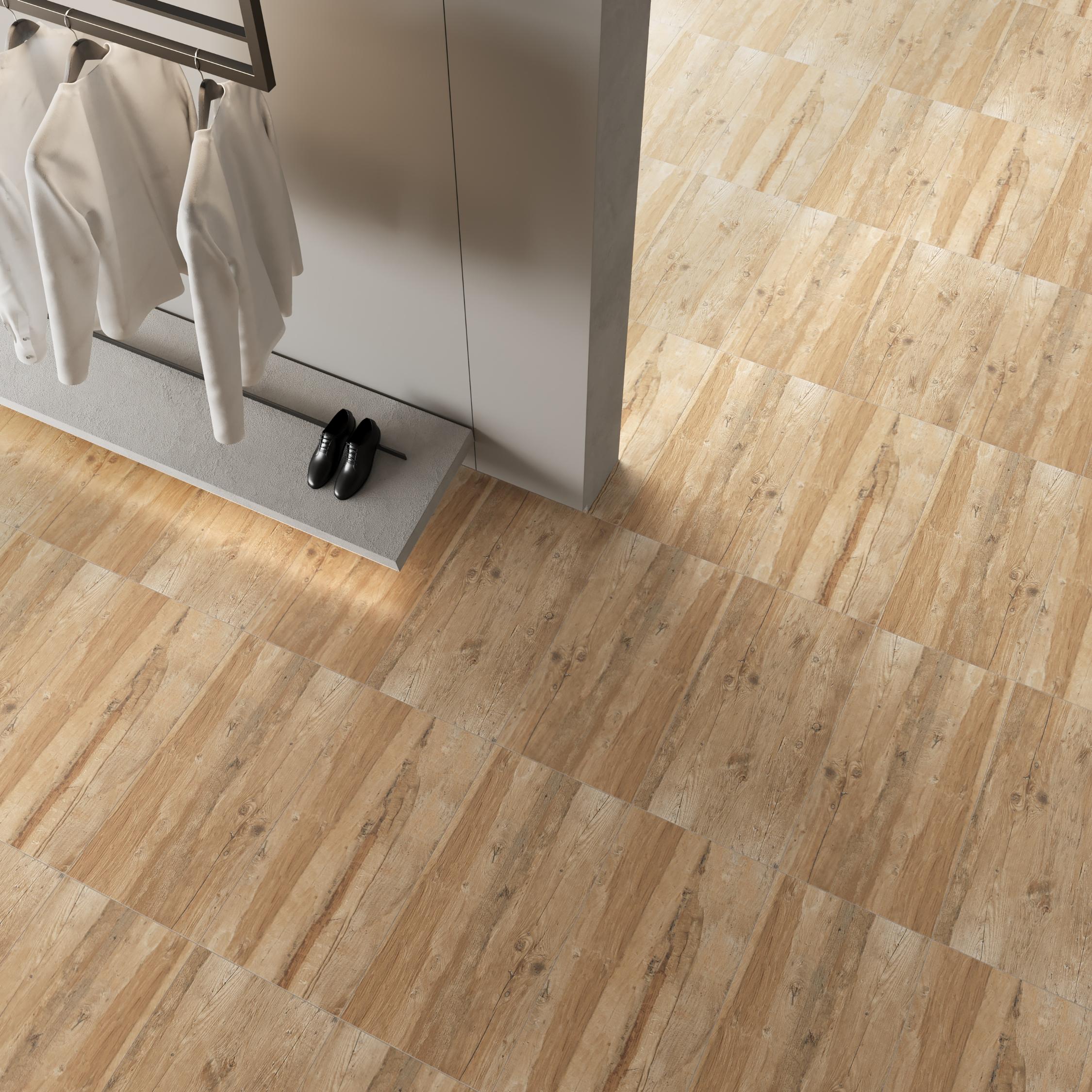 Gresie interior/exterior Tasmanian, maro, portelanata, 120 x 60 cm, suprafata 1.44 mp/cutie, PEI 3