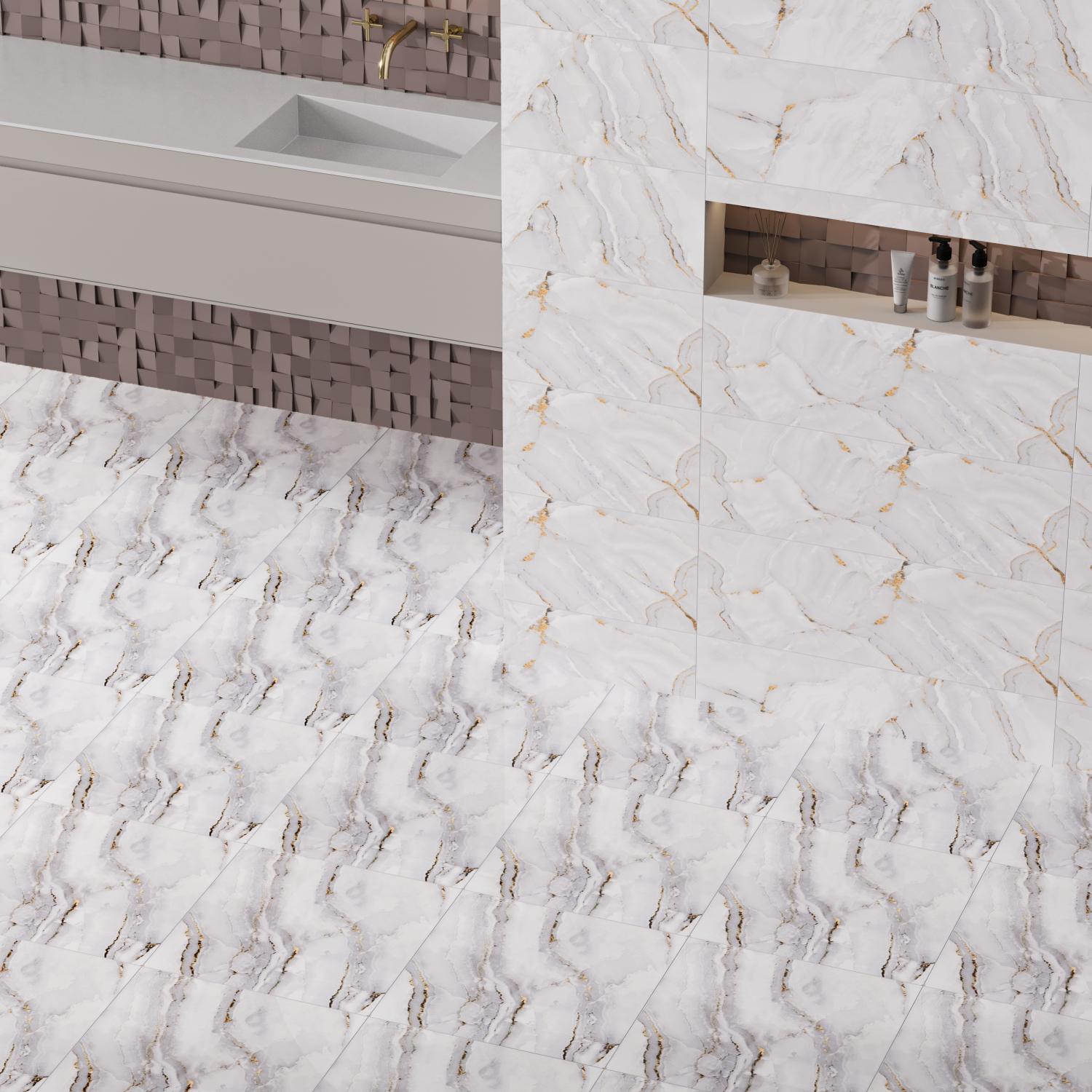 Gresie interior Kady Grey Light, gri, 42 x 42 cm, suprafata 2.1 mp/cutie, PEI 3