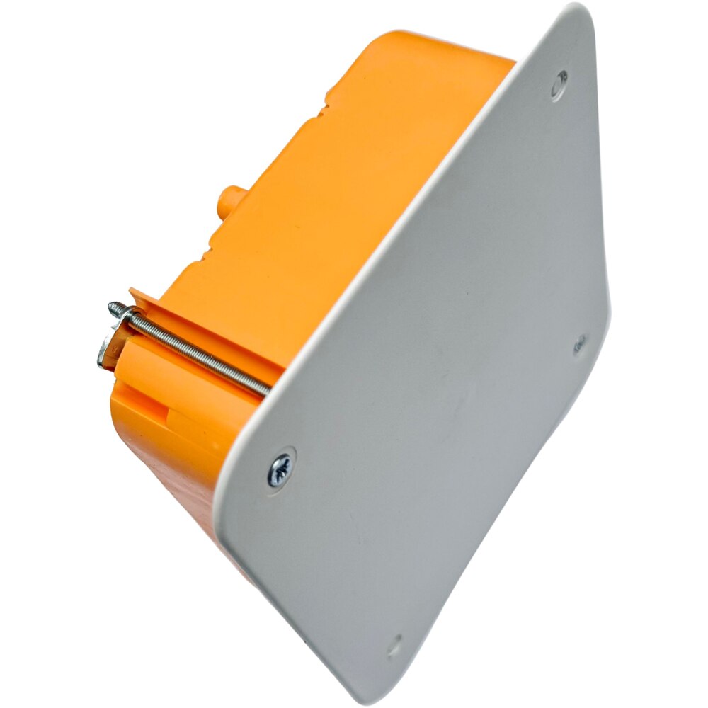 Doza cu capac BLASS ELEKTRO, gipscarton, 100x100x54mm, IP54, portocaliu