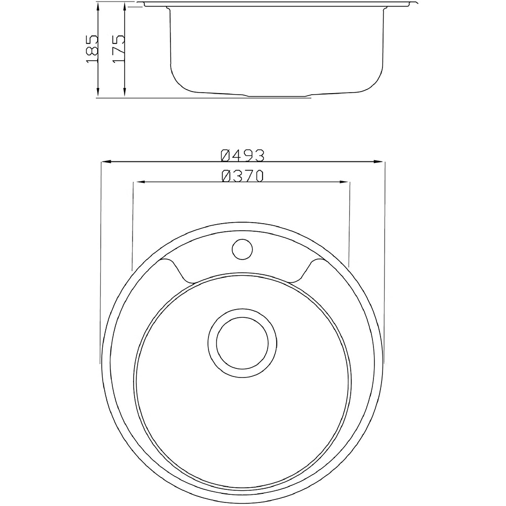 Chiuveta bucatarie Cooke & Lewis Quimby, 1 cuva, 49 cm, inox