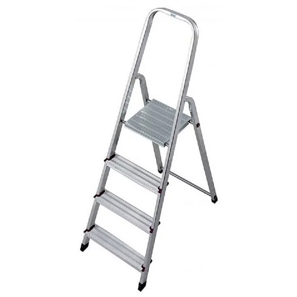 Scara cu platforma MAXMARA Merdevine, 4 trepte, 1.48m, aluminiu