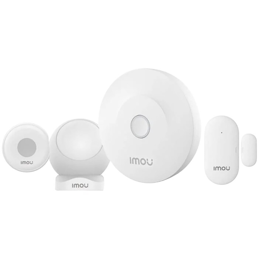 Kit alarma IMOU, Wi-Fi, ZigBee, alb