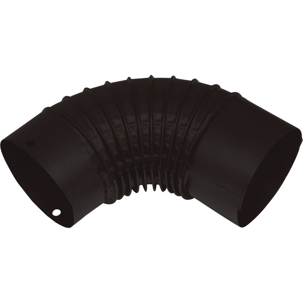 Cot evacuare fum 90 grade Evotools, D 130 mm, 0.4 mm, negru